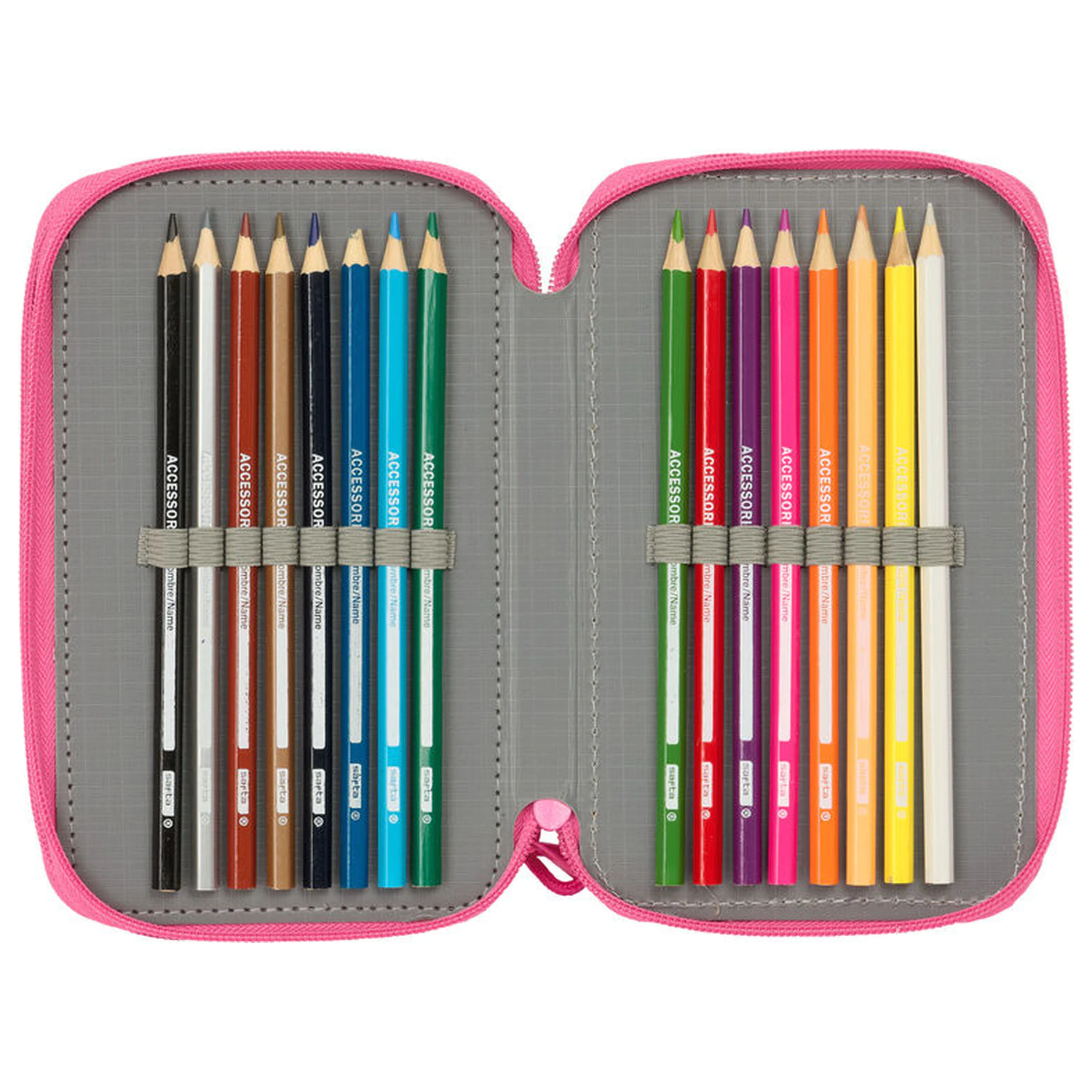 Disney Princess trojni etui za svinčnike 37 kosov fotografija izdelka