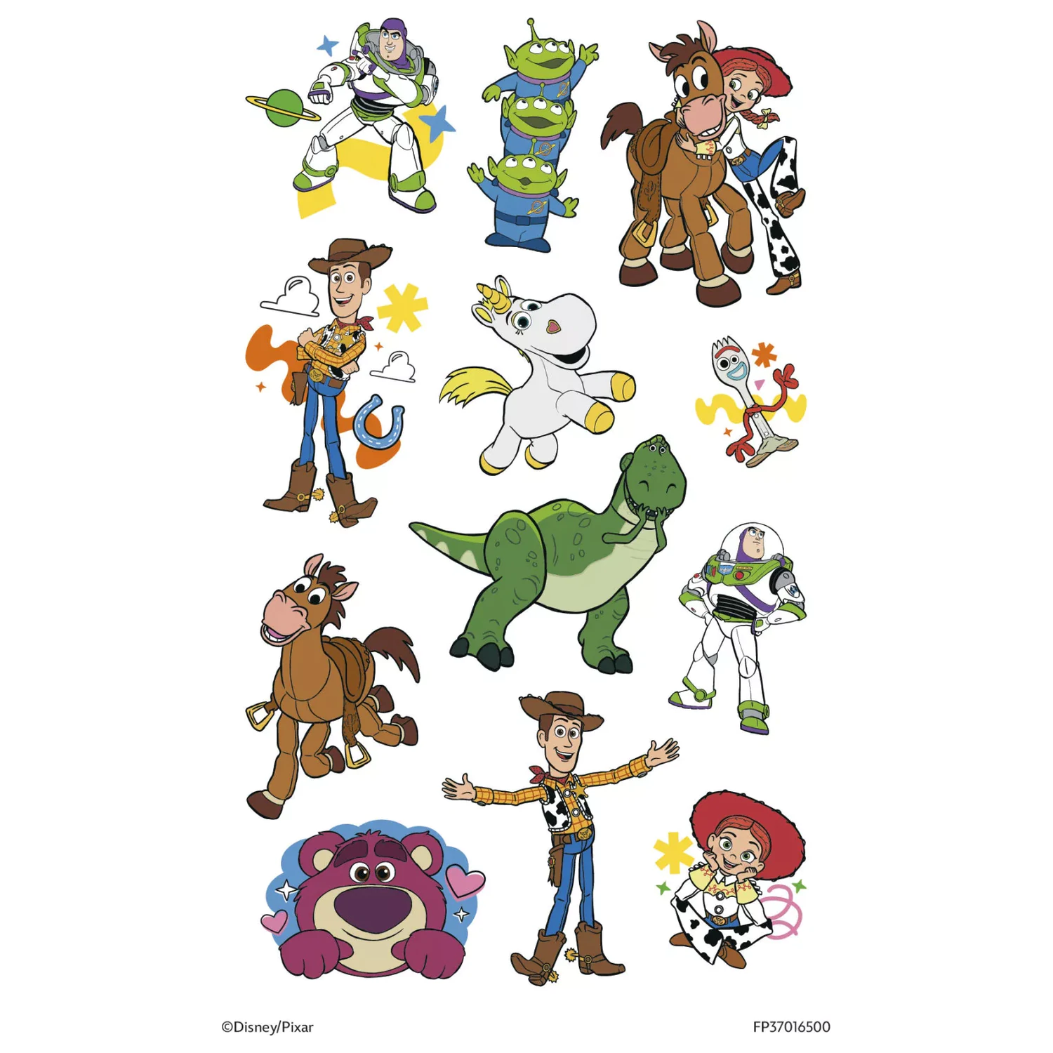 Disney Toy Story Adventure Tattoo 12 kos fotografija izdelka