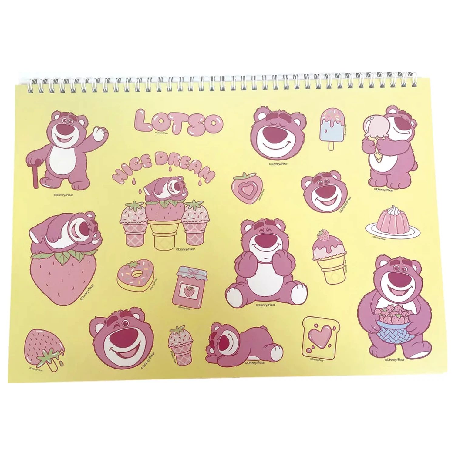 Disney Toy Story Lotso A4 spiralni skicirni blok s 40 listi in nalepkami fotografija izdelka