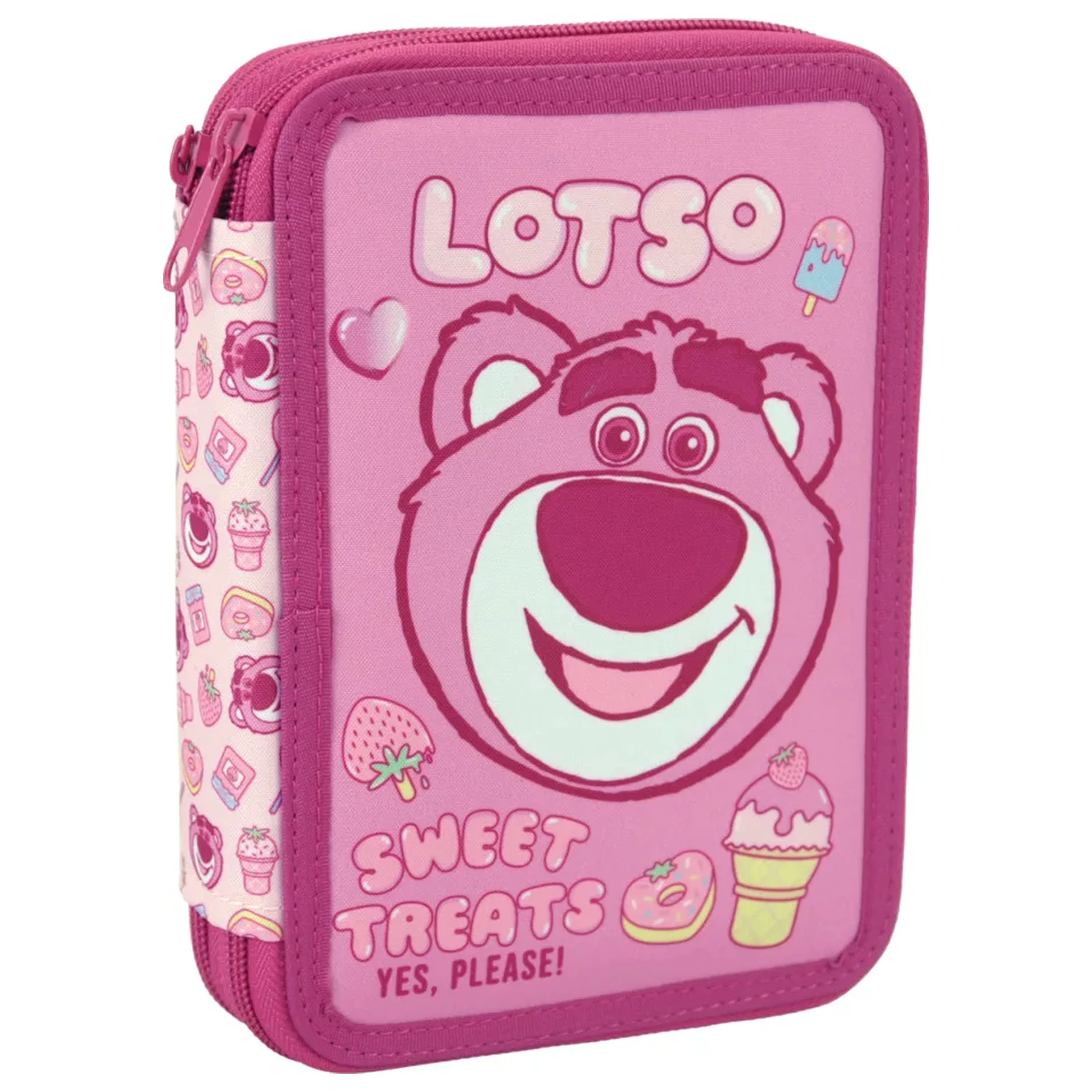 Disney Toy Story Lotso Sladkorna pero, Polnjena dvonadstropna peresnica fotografija izdelka