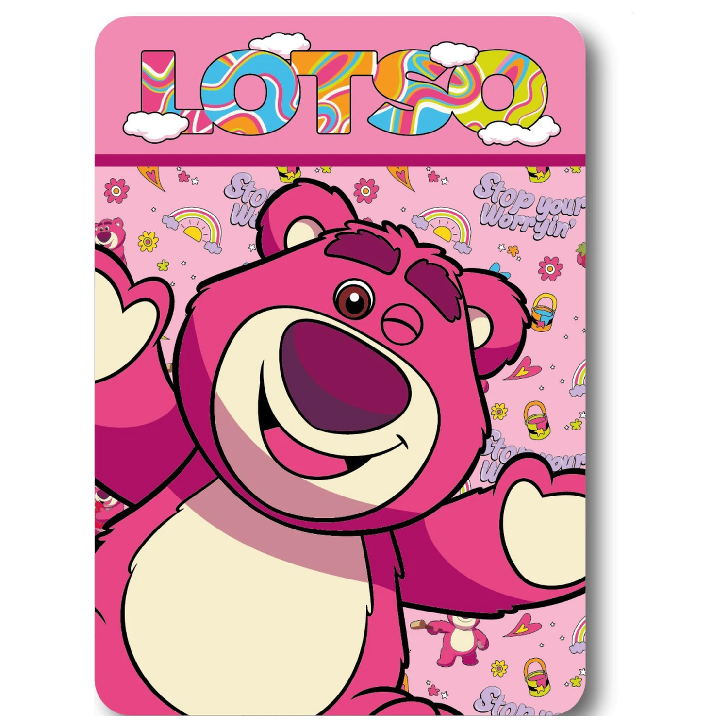 Disney Toy Story Lotso flis odeja fotografija izdelka
