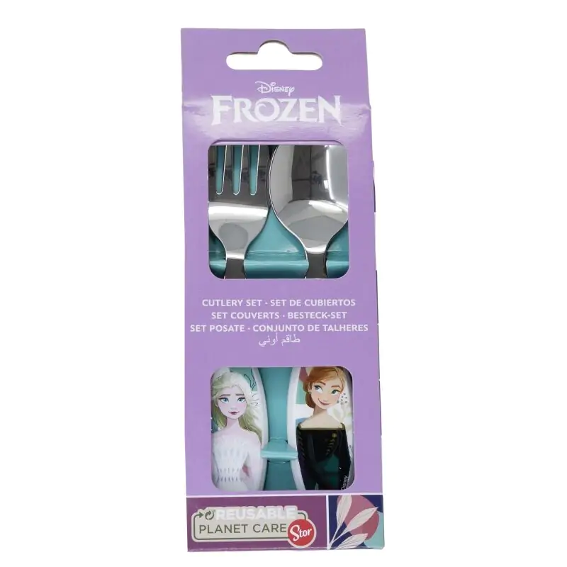 Disney Frozen Set 2 kovinski jedilni pribor fotografija izdelka
