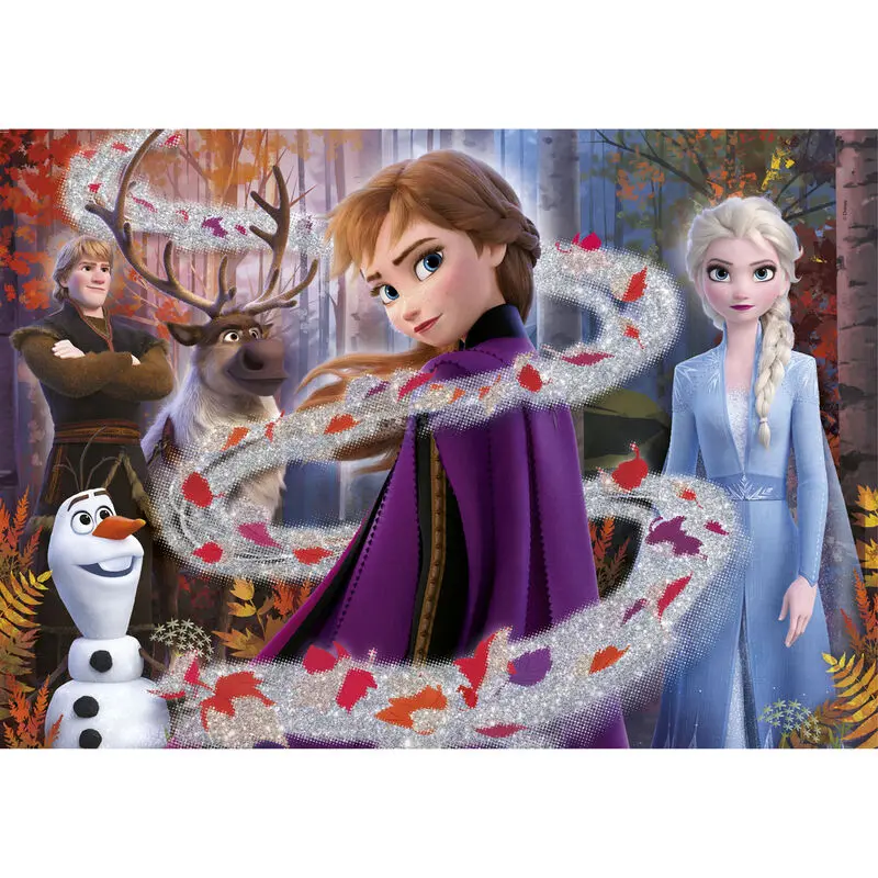 Disney Frozen 2 Glitter Effect sestavljanka 104 kosi fotografija izdelka