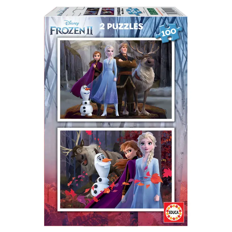 Disney Frozen 2 sestavljanka 2x100 kosov fotografija izdelka