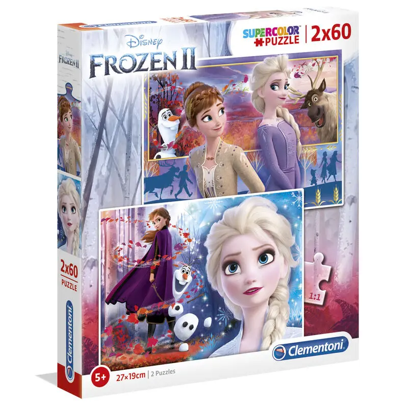 Disney Frozen 2 sestavljanka 2x60 kosov fotografija izdelka