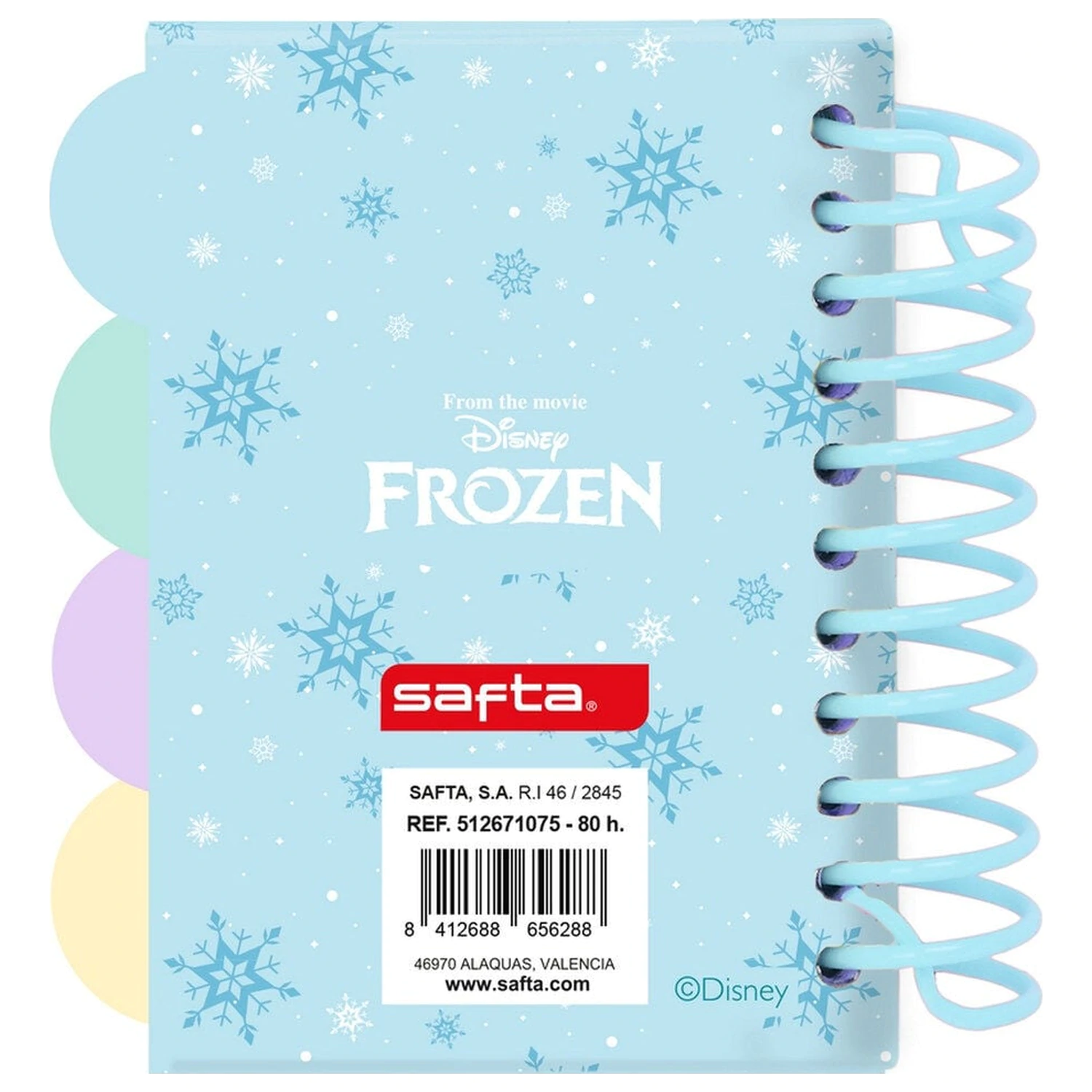 Disney Frozen beležnica A7 fotografija izdelka