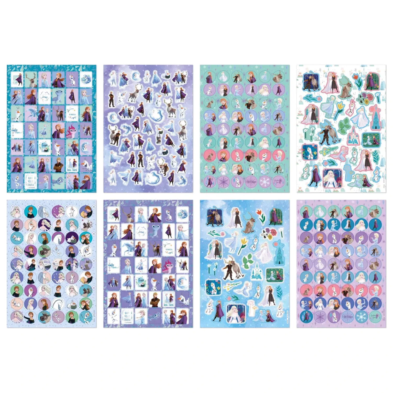 Disney Frozen Adventure Glitter album nalepk 8 Sheets fotografija izdelka