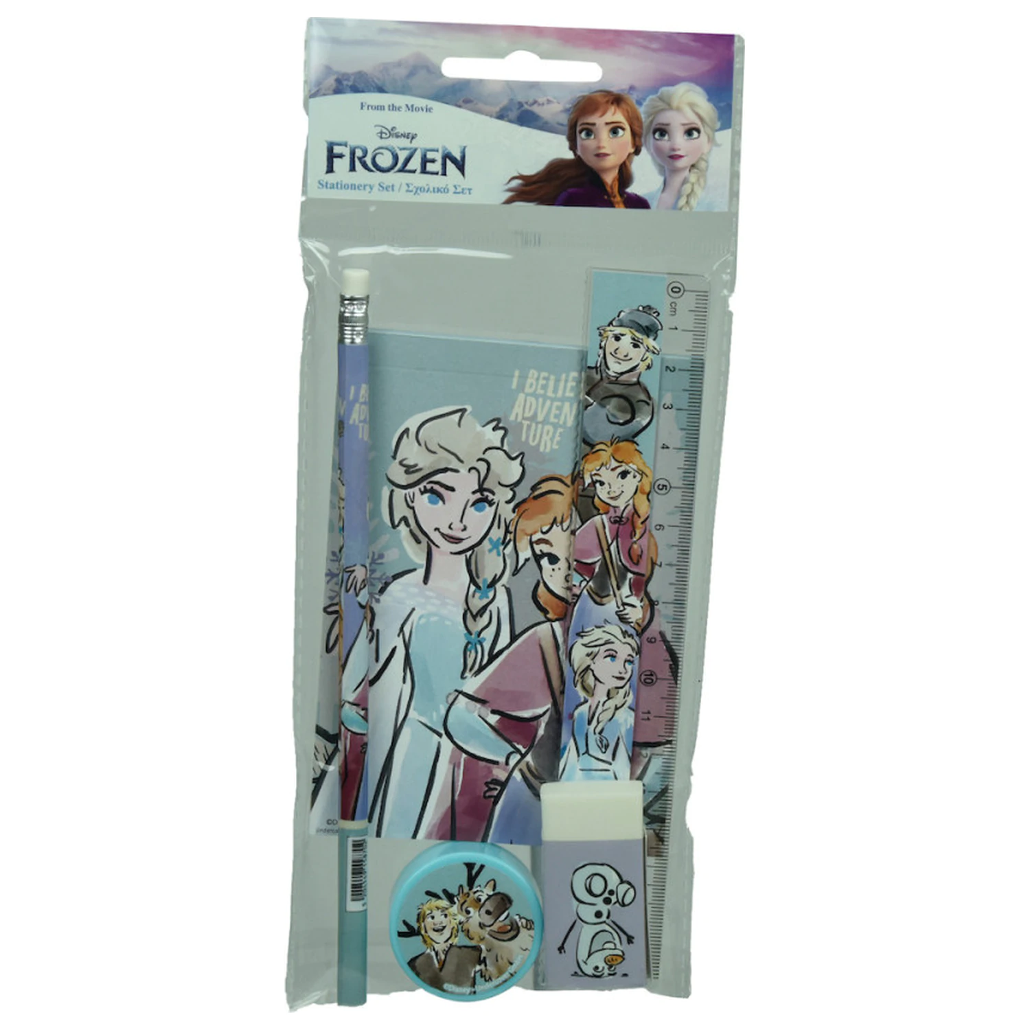 Disney Frozen Adventure Set pisarniškega materiala 5 kosov fotografija izdelka