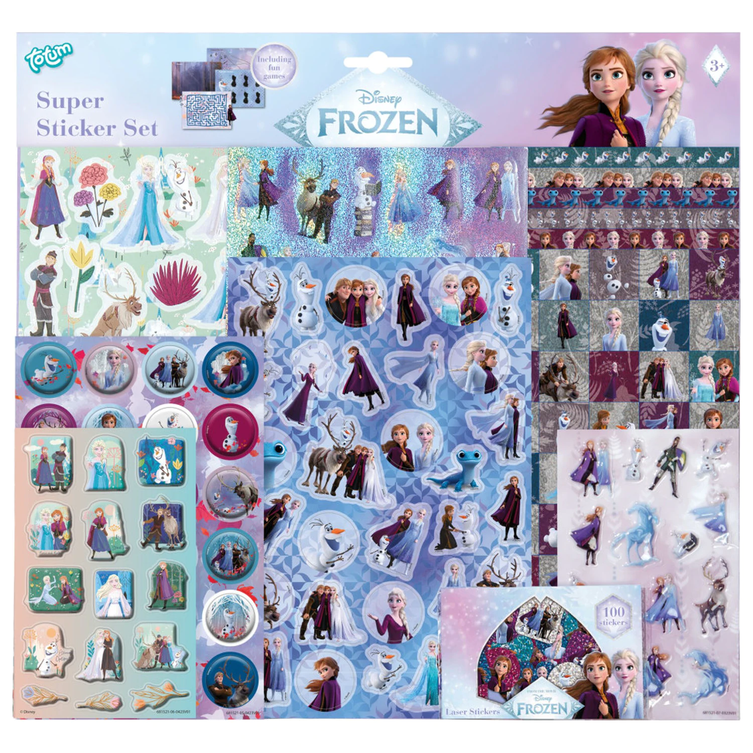 Disney Frozen Adventure Super Set nalepk z igro fotografija izdelka
