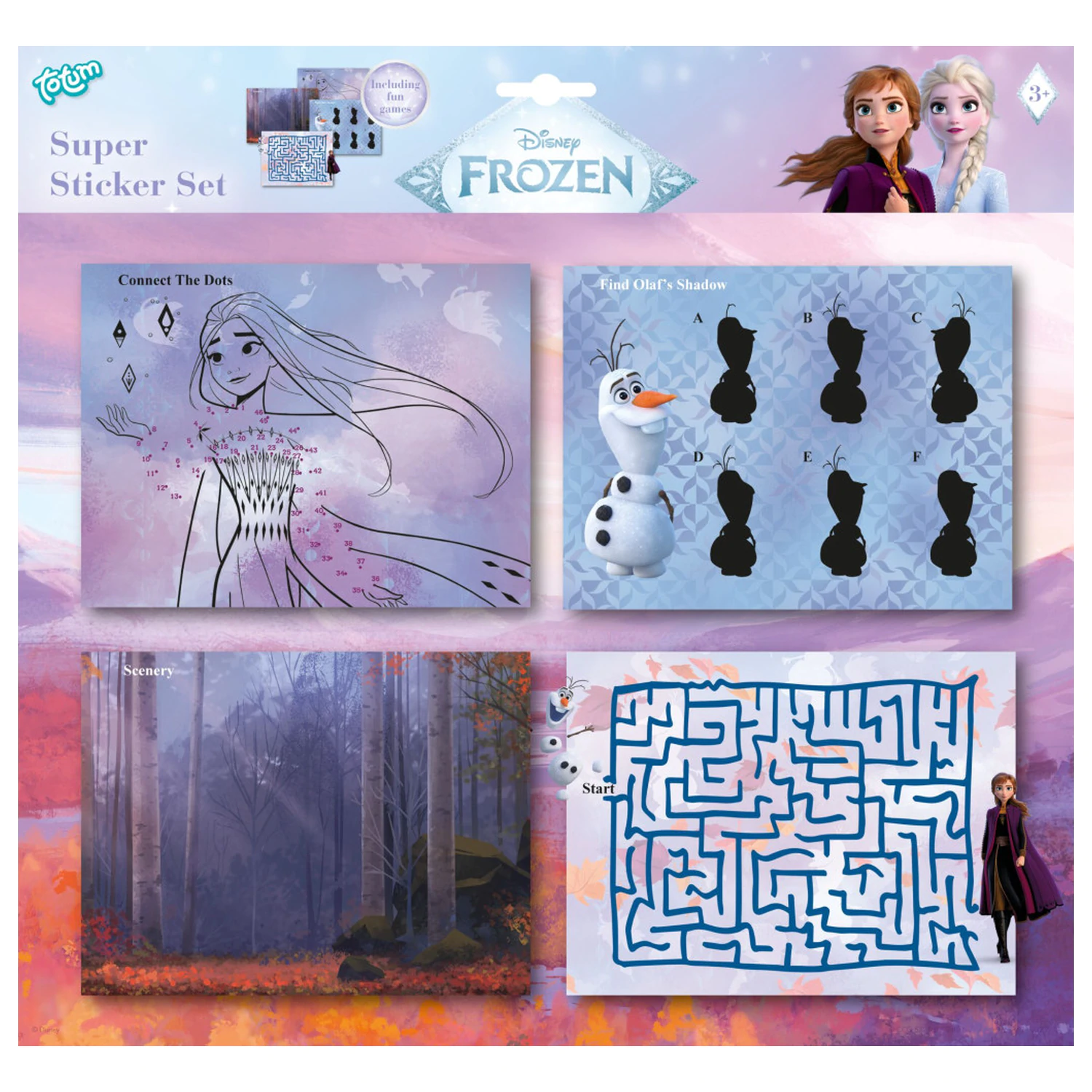 Disney Frozen Adventure Super Set nalepk z igro fotografija izdelka