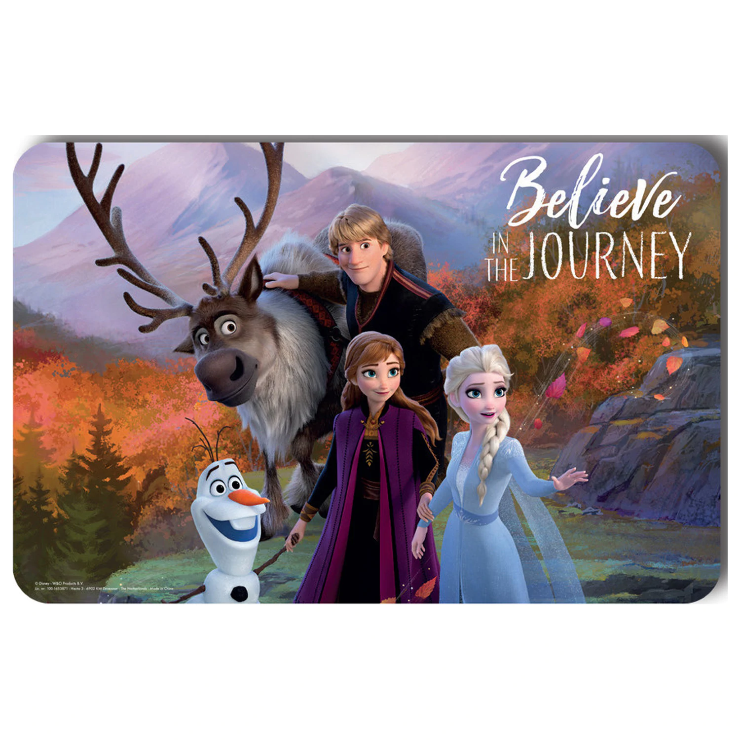 Disney Frozen Believe in the Journey Podloga za krožnike 43x28 cm fotografija izdelka
