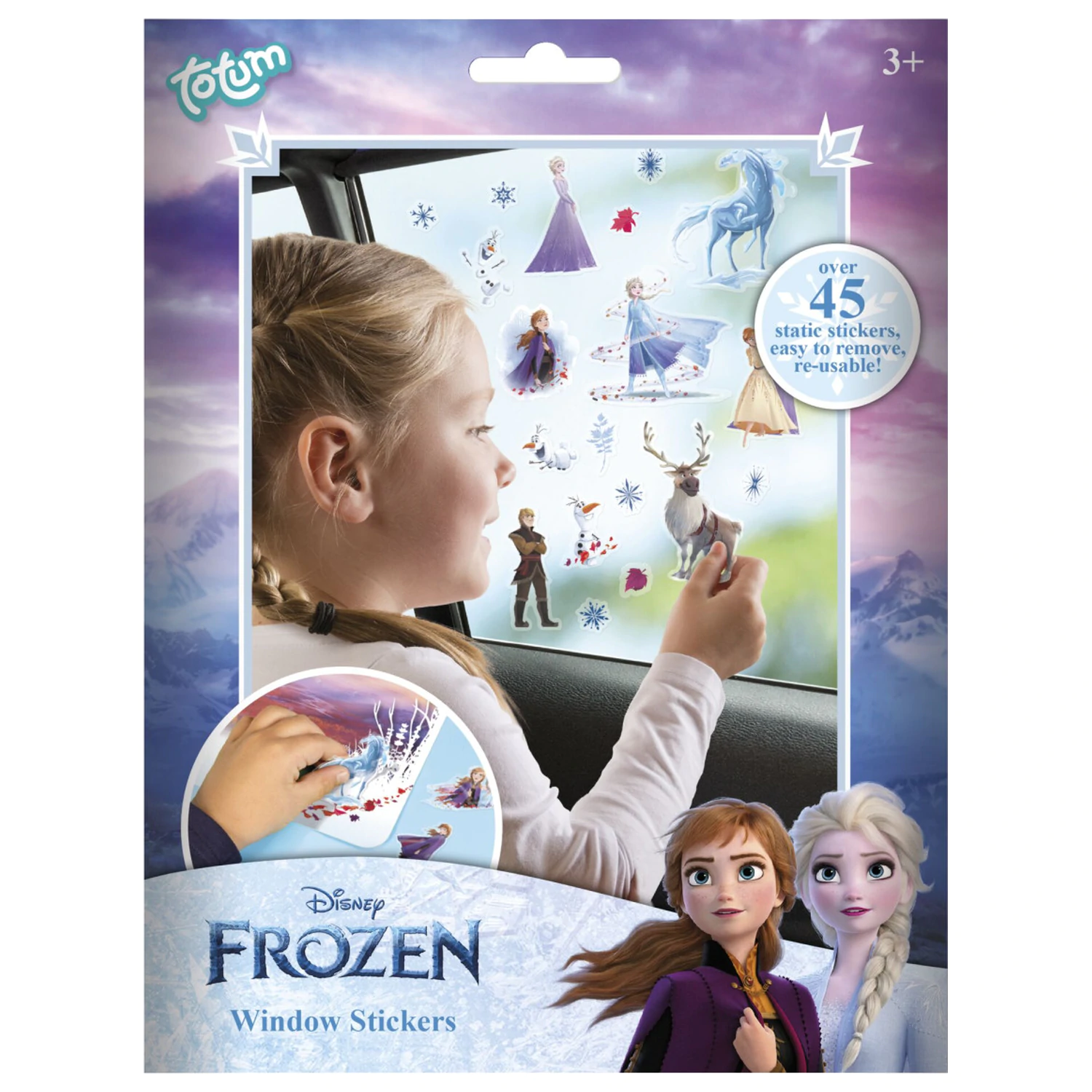 Disney Frozen Destiny Window set nalepk fotografija izdelka