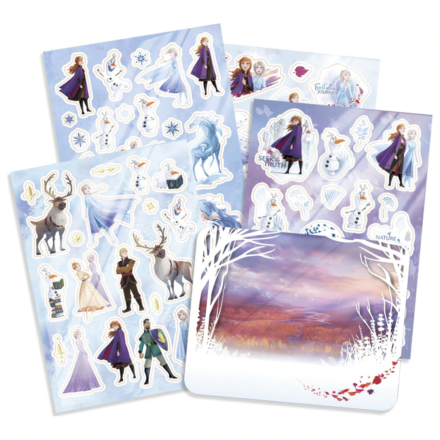 Disney Frozen Destiny Window set nalepk fotografija izdelka