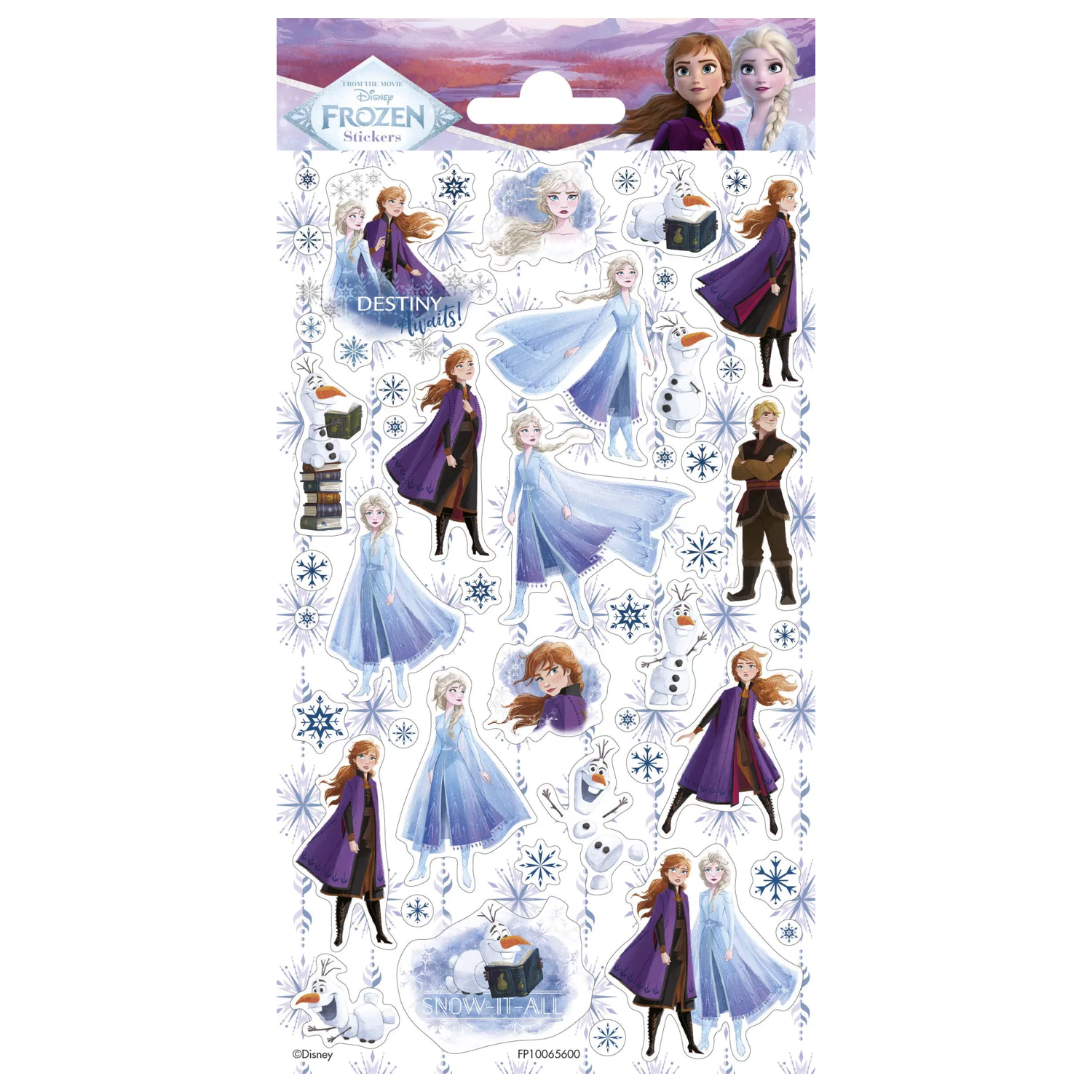Disney Frozen Destiny Bleščeča nalepka fotografija izdelka