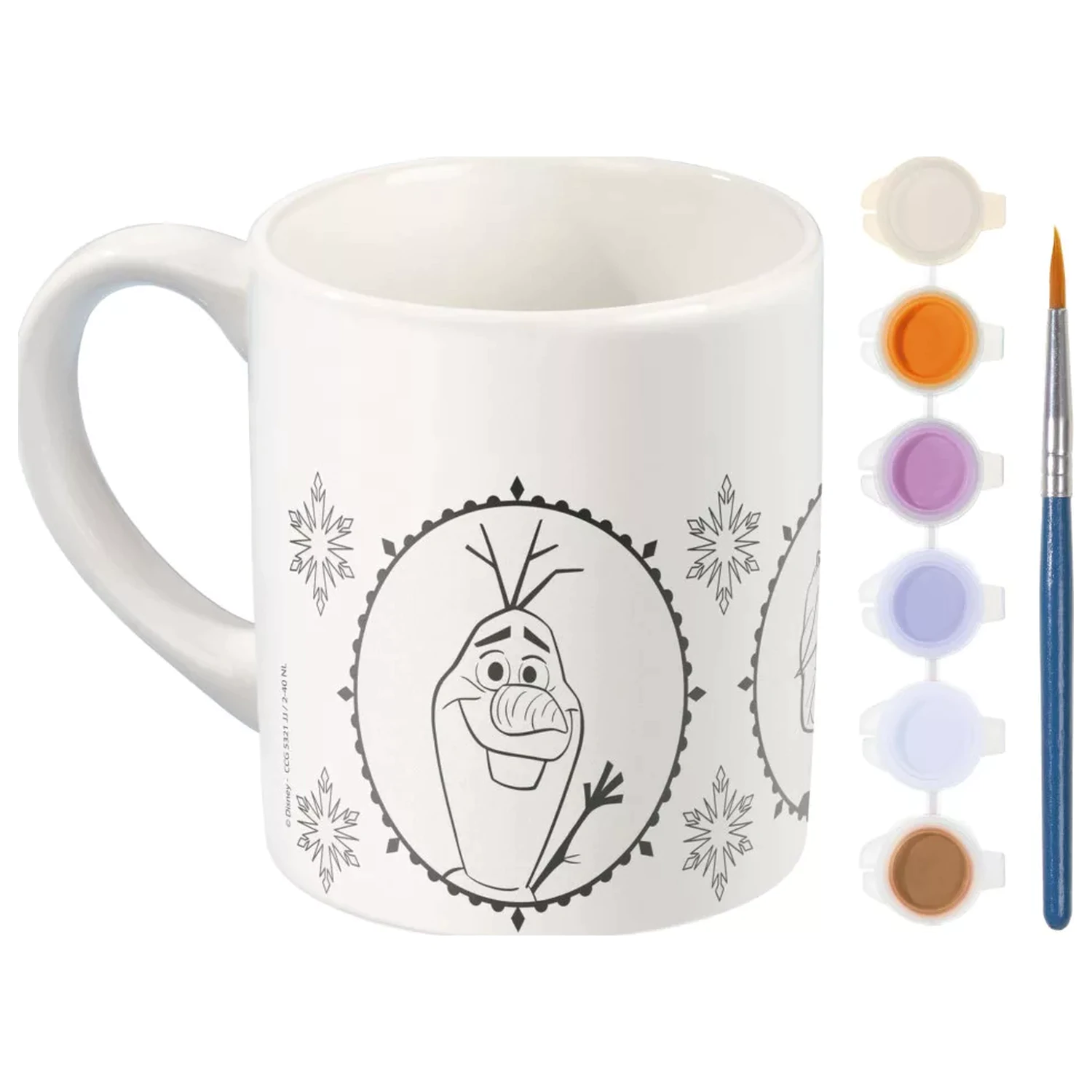 Disney Frozen Destiny poslikana porcelanasta skodelica 235 ml fotografija izdelka