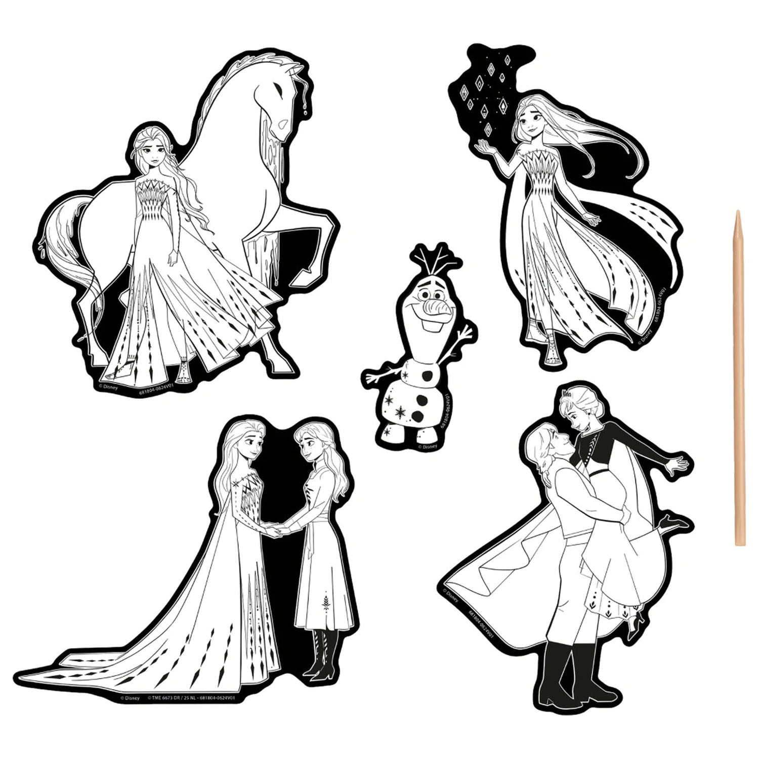 Disney Frozen Destiny komplet nalepk za praskanje fotografija izdelka