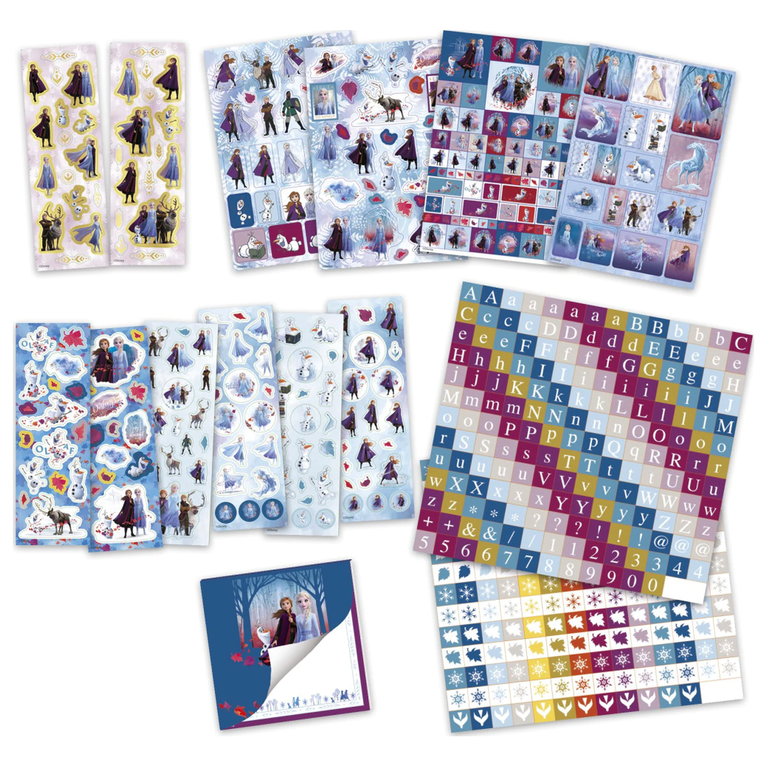 Disney Frozen Destiny set nalepk 500 kosov fotografija izdelka