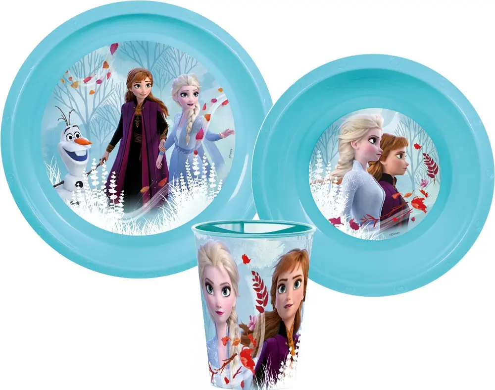 Disney Frozen set za jedilni pribor, plastični set fotografija izdelka