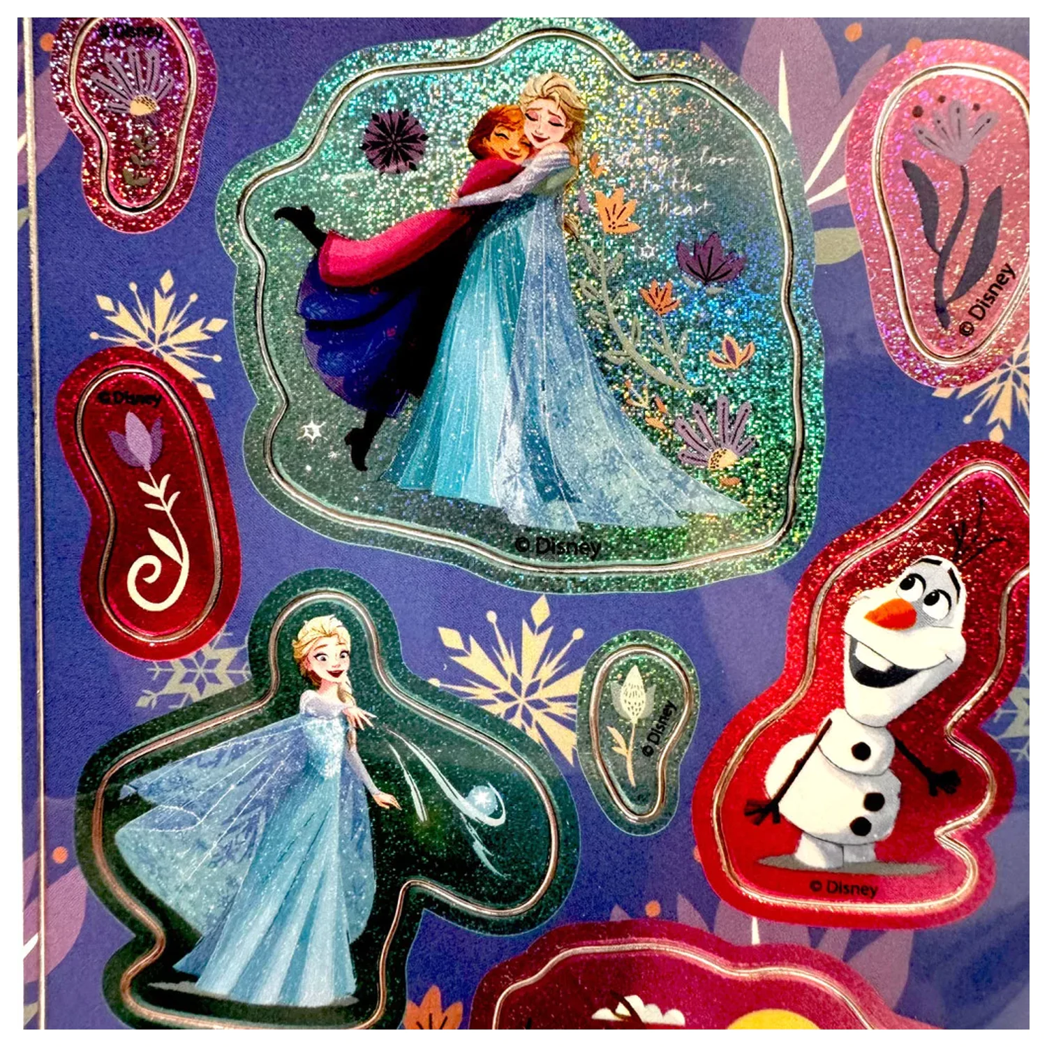 Disney Frozen Friends Hug Holographic komplet nalepk fotografija izdelka