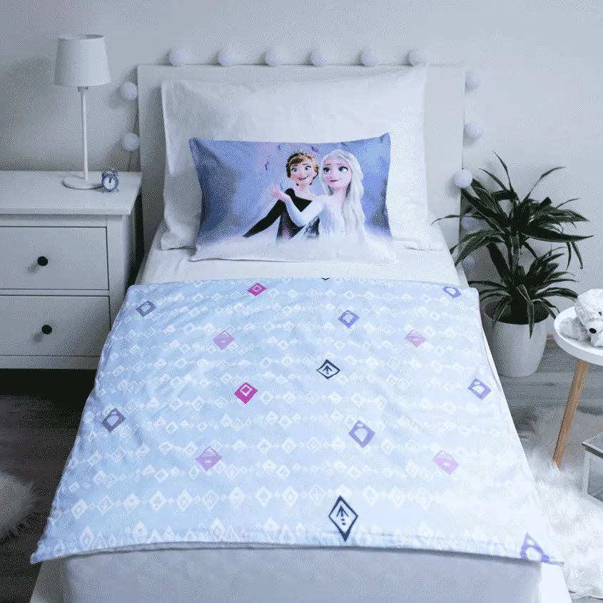 Disney Frozen Otroška prevleka za odejo 100x135 cm, prevleka za vzglavnik 40x60 cm fotografija izdelka