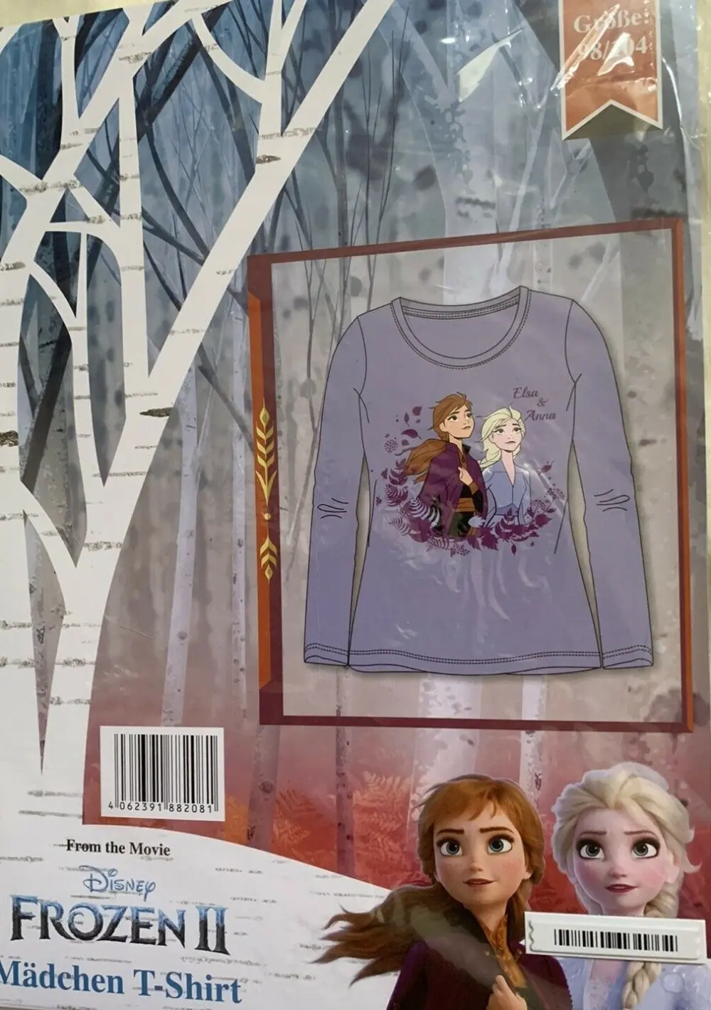 Disney Frozen otroška majica z dolgimi rokavi fotografija izdelka