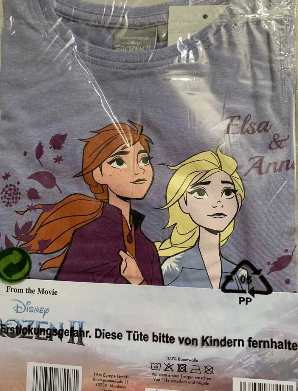 Disney Frozen otroška majica z dolgimi rokavi fotografija izdelka