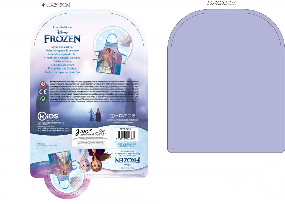 Disney Frozen otroški predpasnik, set 2 kosov fotografija izdelka