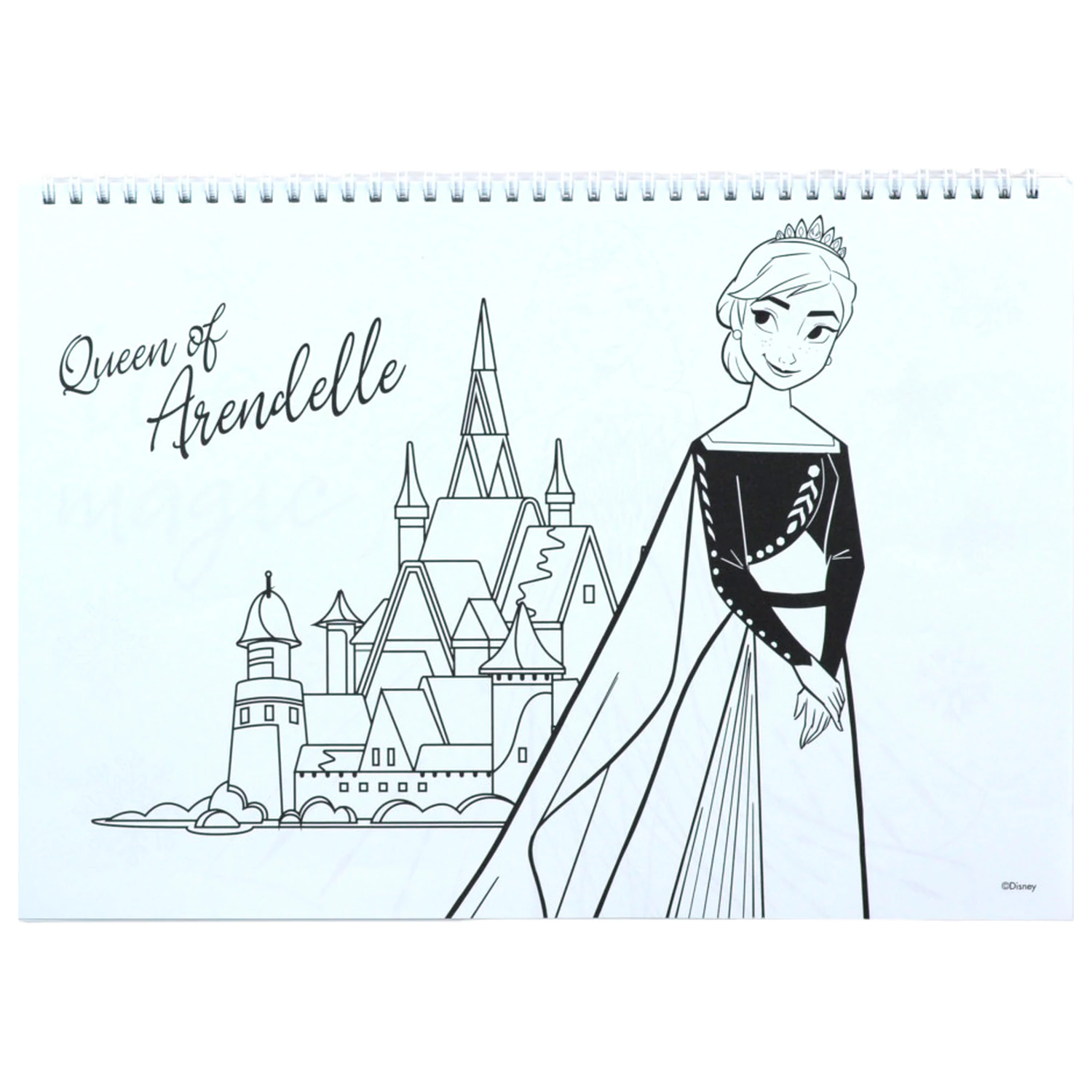 Disney Frozen Heart A/4 spiralni skicirni blok 40 listov z nalepkami fotografija izdelka