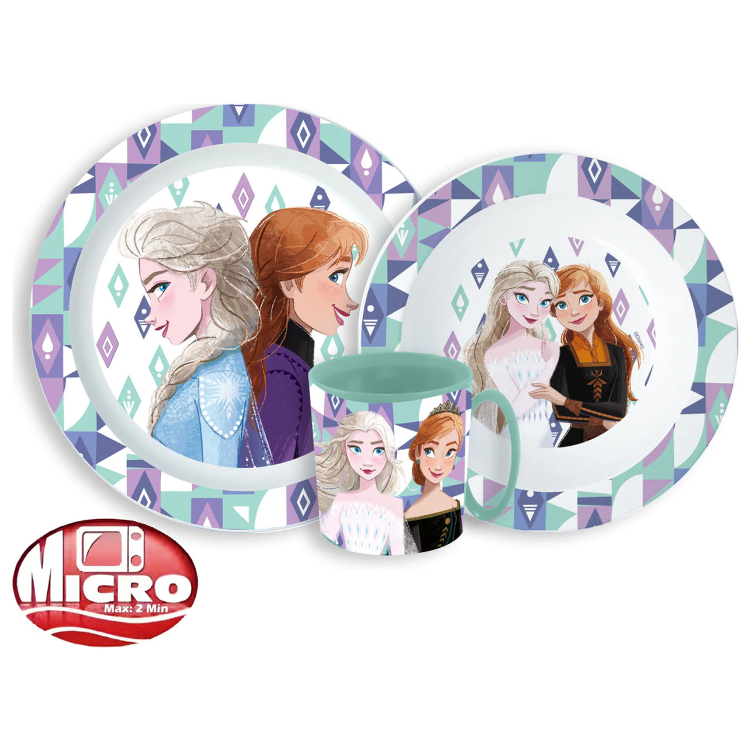 Disney Frozen Ice Magic jedilni servis, set iz mikroplastike z lončkom fotografija izdelka