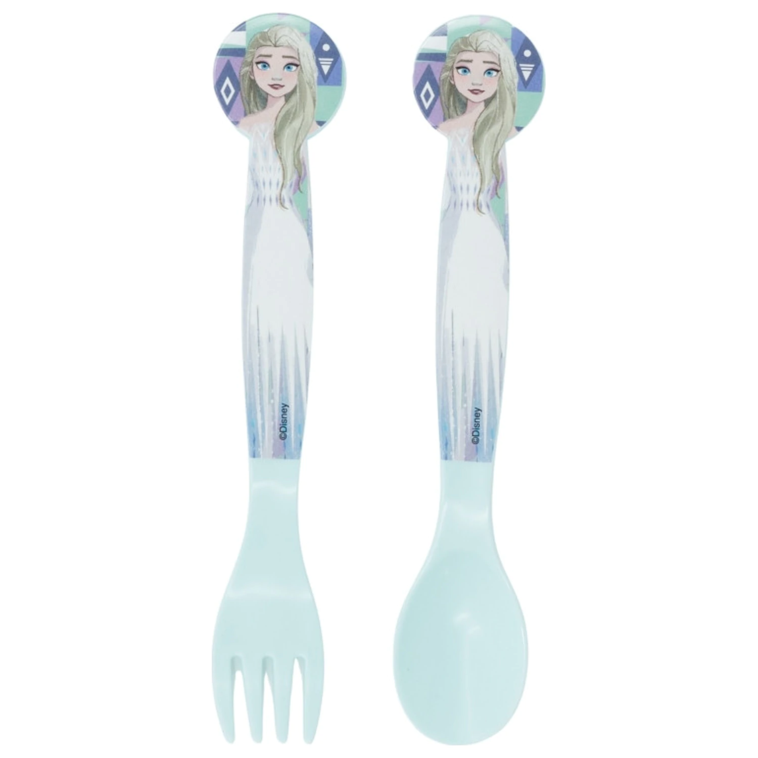 Disney Frozen Ice Magic plastični set jedilnega pribora - 2 kosa fotografija izdelka