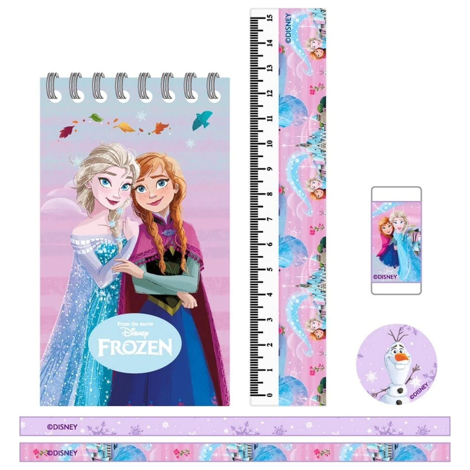 Disney Frozen set pisarniškega materiala fotografija izdelka