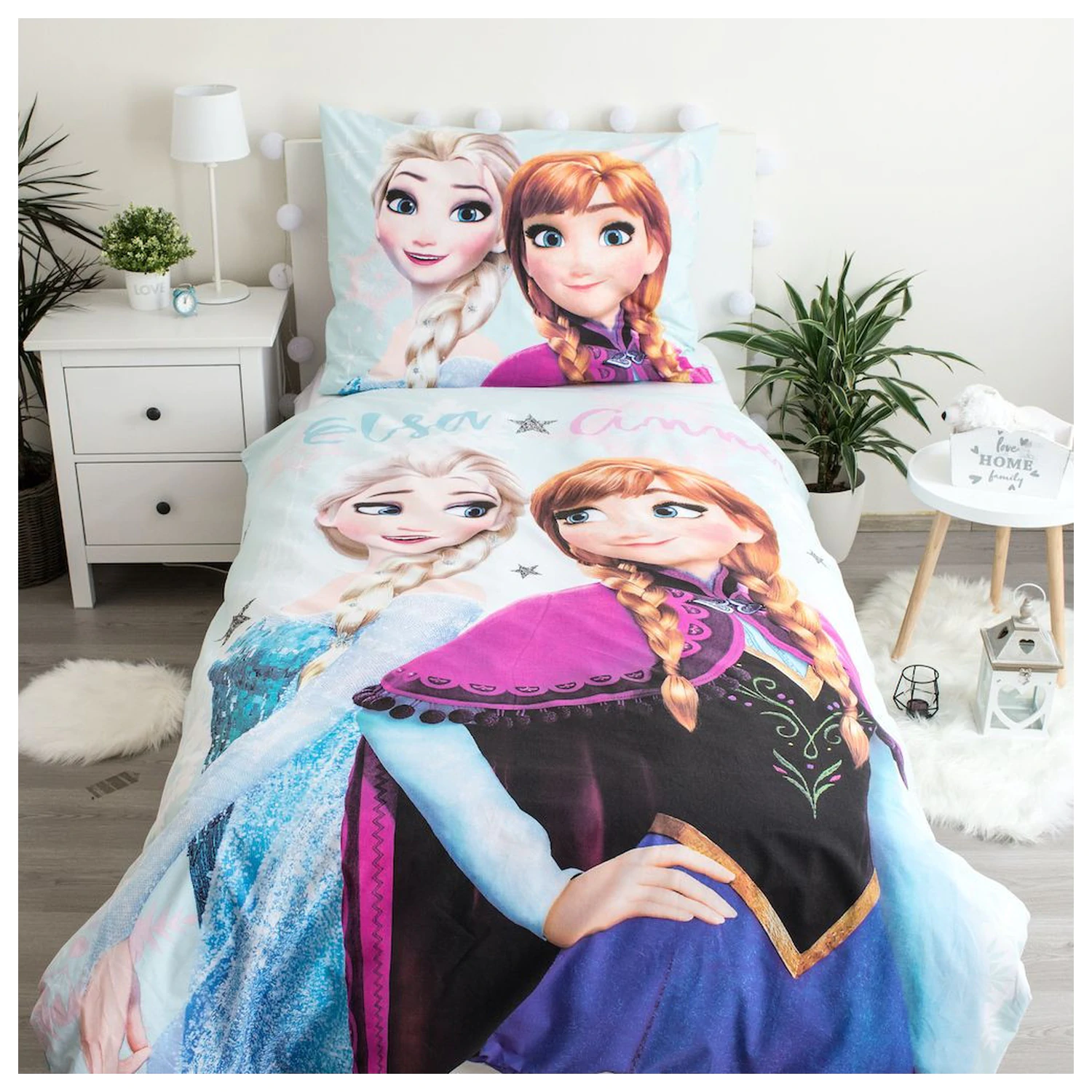 Disney Frozen svetlo moder prevleka za odejo fotografija izdelka
