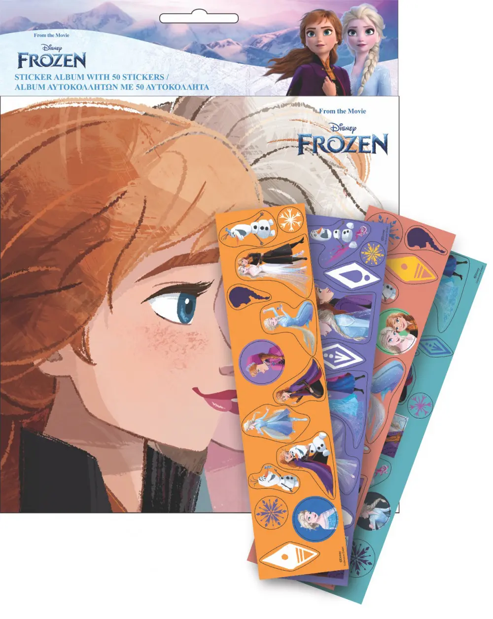 Disney Frozen album z nalepkami s 50 nalepkami fotografija izdelka