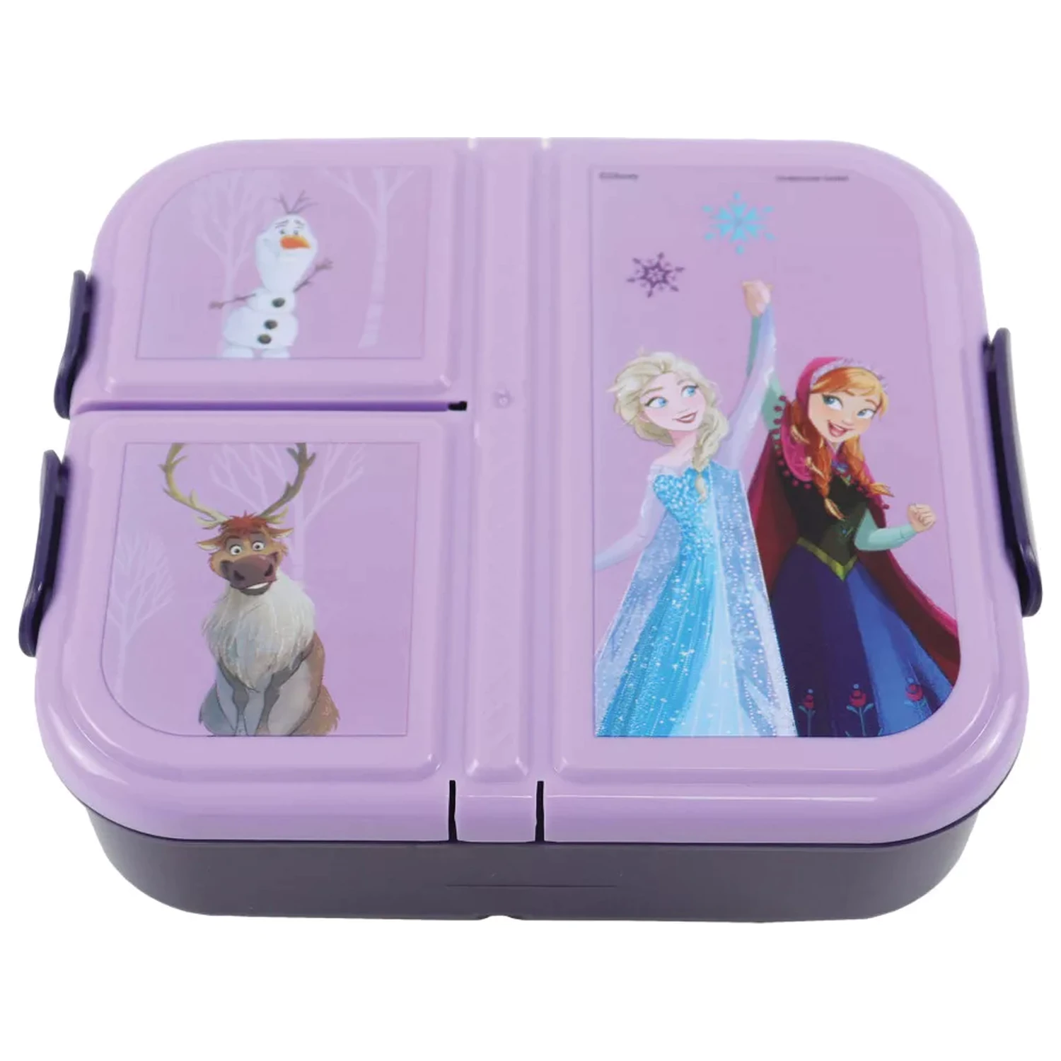 Disney Frozen Modern Magic Večprekatna škatla za malico, škatla za sendviče fotografija izdelka