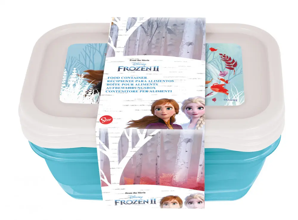 Disney Frozen plastična škatla za malico, set 3 fotografija izdelka