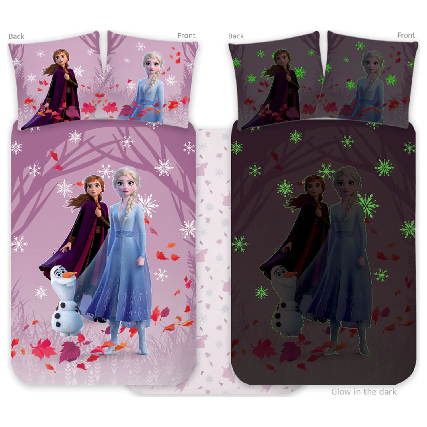 Disney Frozen Vijoličen Sijaj v temi otroški, predšolski prešite odeje prevleka fotografija izdelka