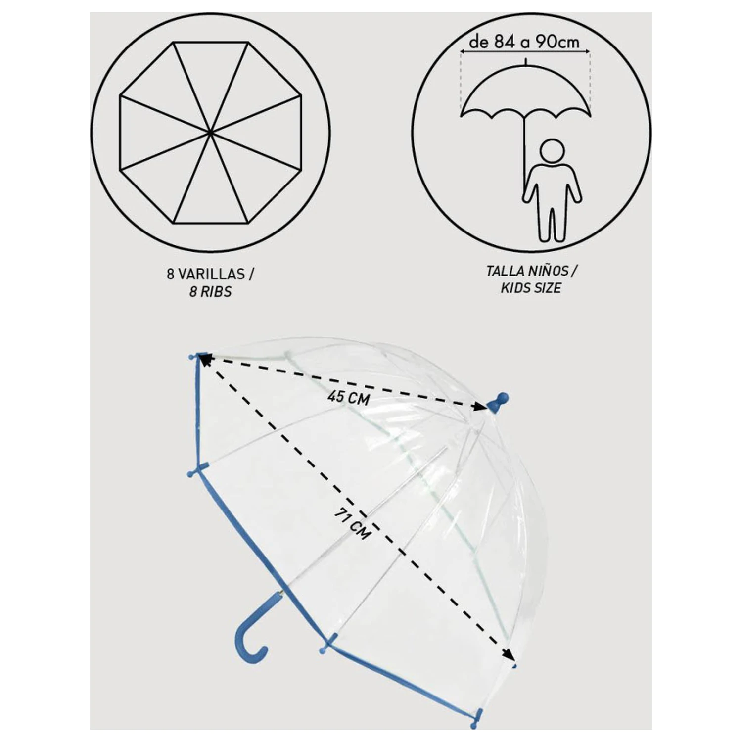 Disney Frozen Sisterhood Prosojni dežnik fotografija izdelka