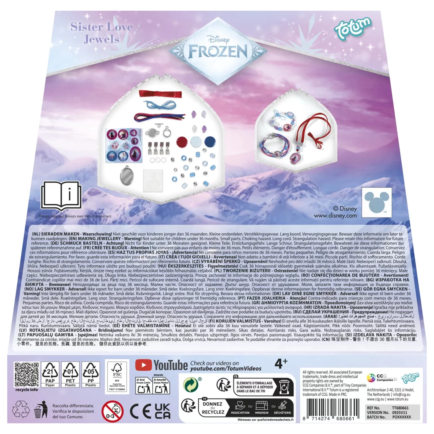 Disney Frozen Sisters Set za izdelavo nakita fotografija izdelka