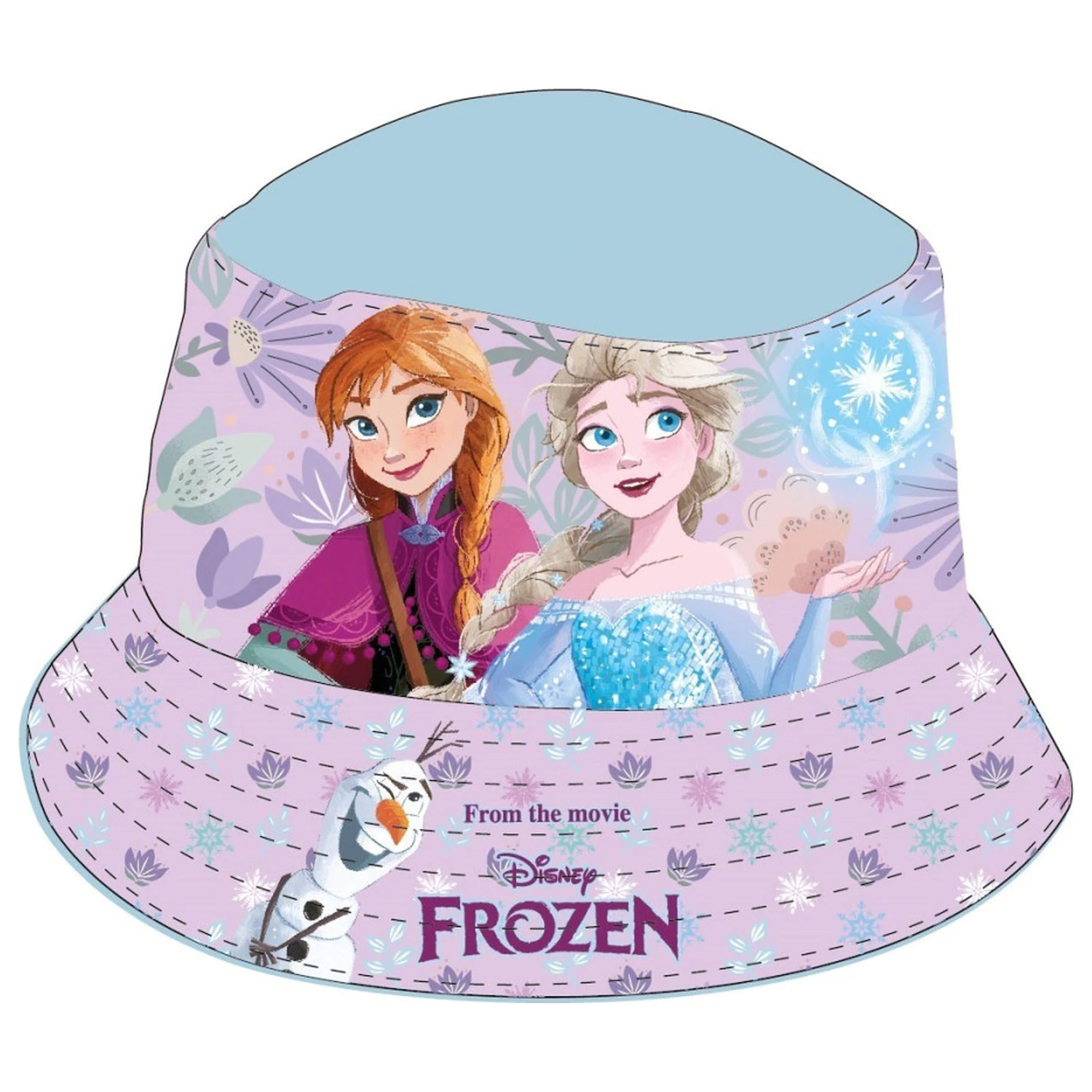 Disney Frozen Sisters of Snow otroški klobuk bucket 54 cm fotografija izdelka