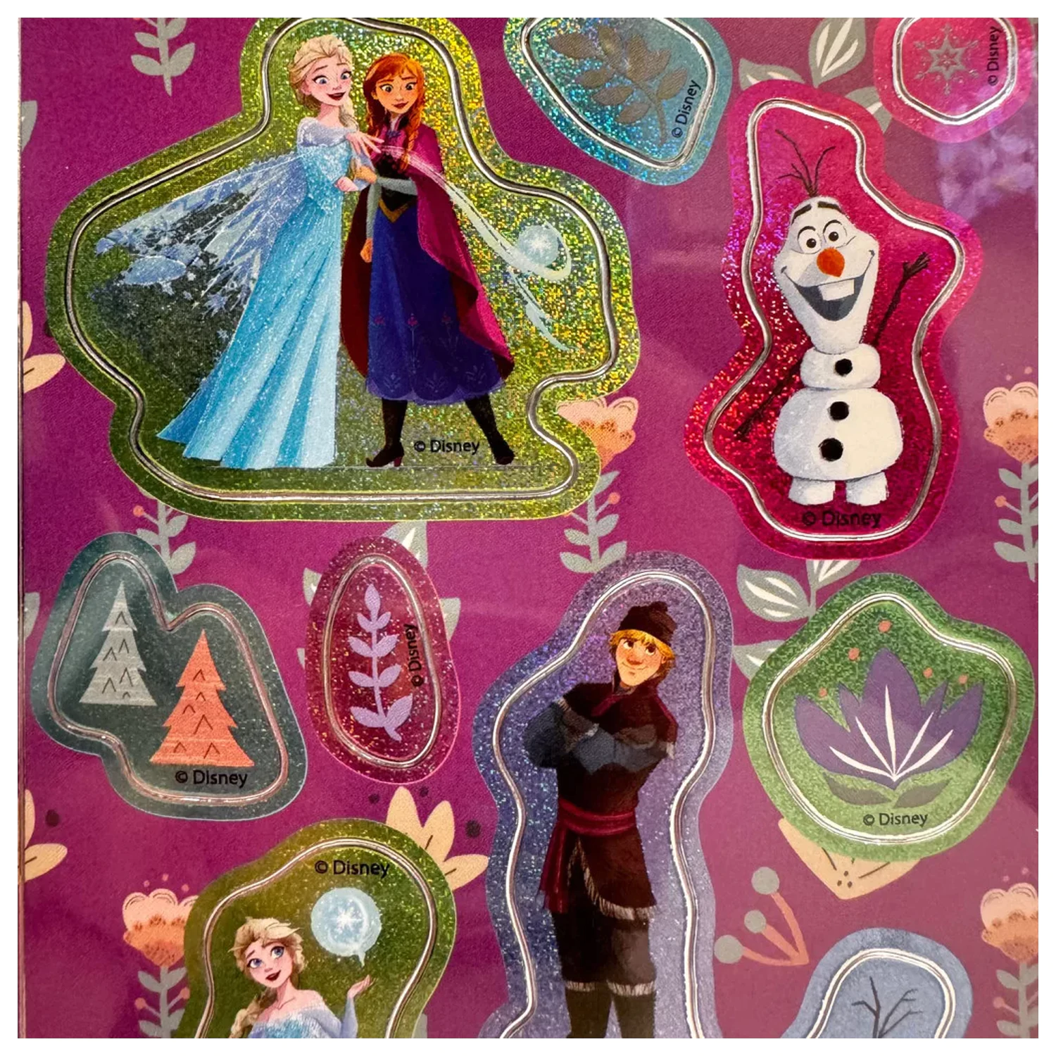 Disney Frozen Snowburst holografski set nalepk fotografija izdelka