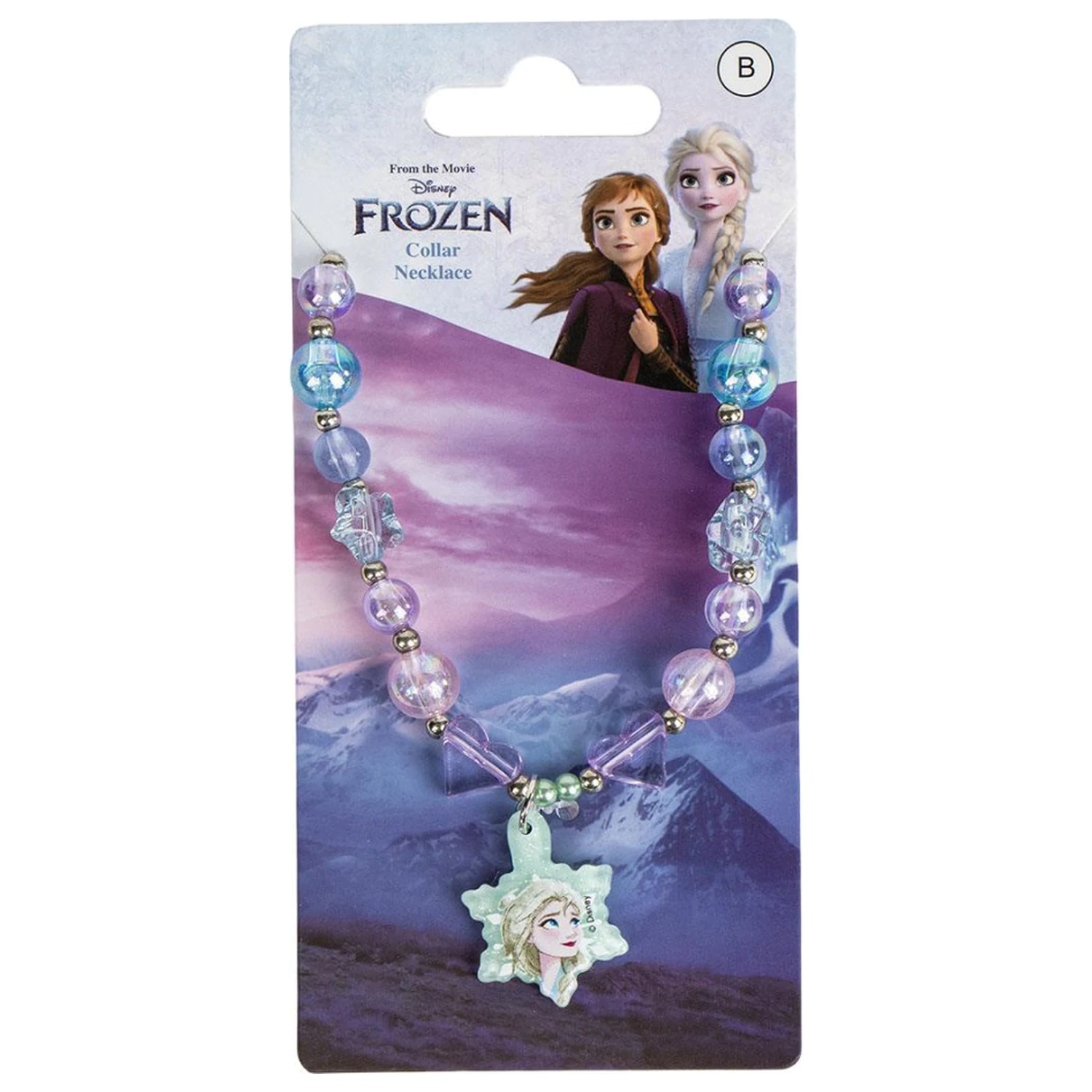Disney Frozen Snowflakes Ogrlica z biseri fotografija izdelka