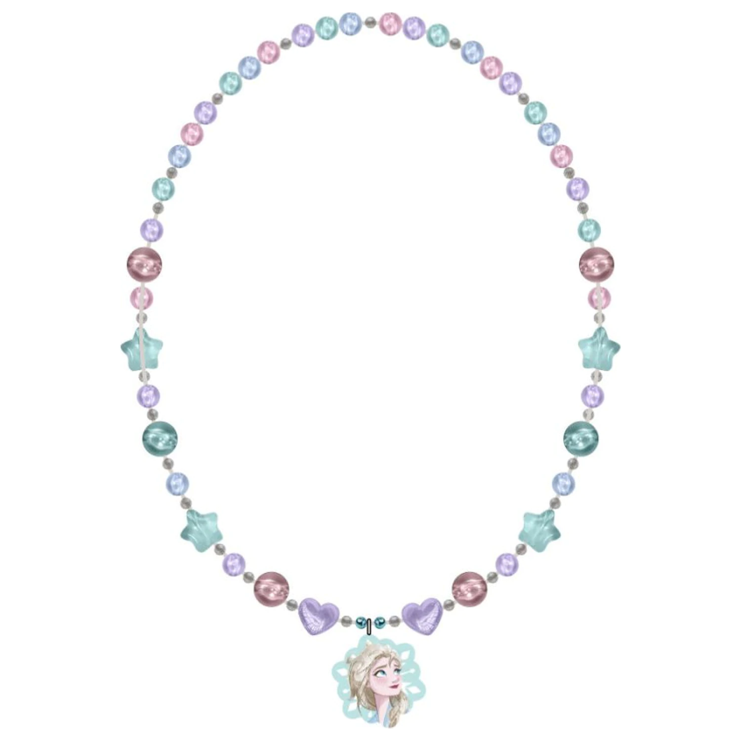 Disney Frozen Snowflakes Ogrlica z biseri fotografija izdelka