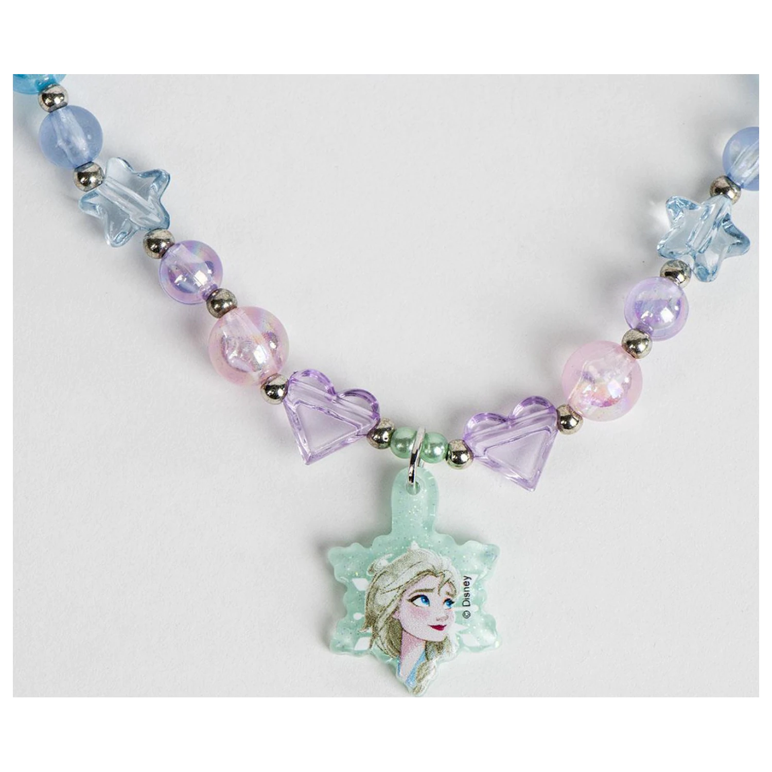 Disney Frozen Snowflakes Ogrlica z biseri fotografija izdelka