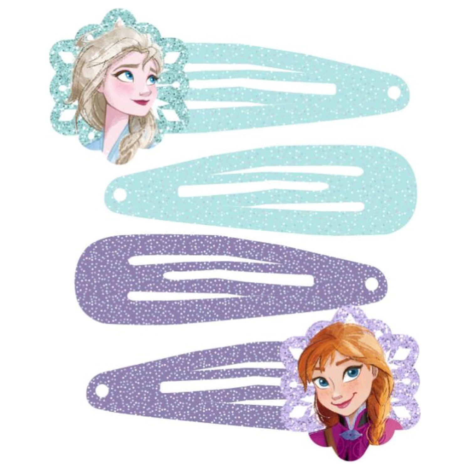 Disney Frozen Snowflakes sponke za lase Set 4 kos fotografija izdelka