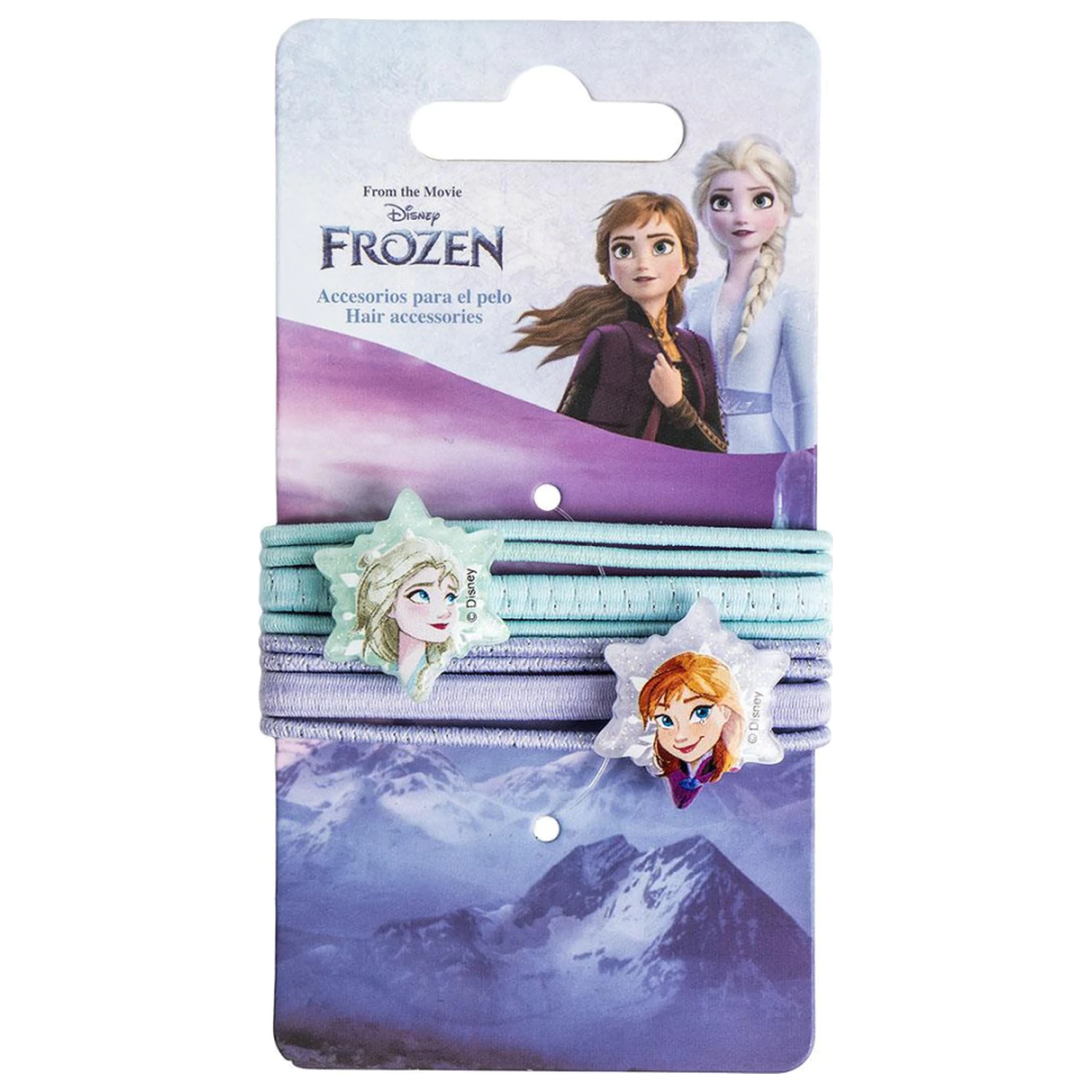 Disney Frozen Snowflakes Komplet gumic za lase 8 kos fotografija izdelka