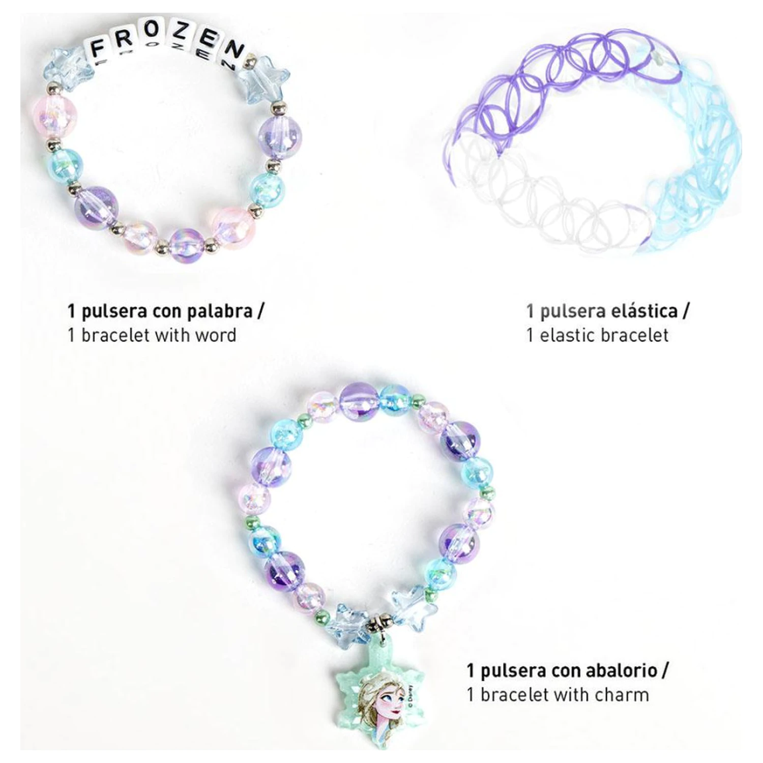 Disney Frozen Snowflakes set 3 zapestnic fotografija izdelka