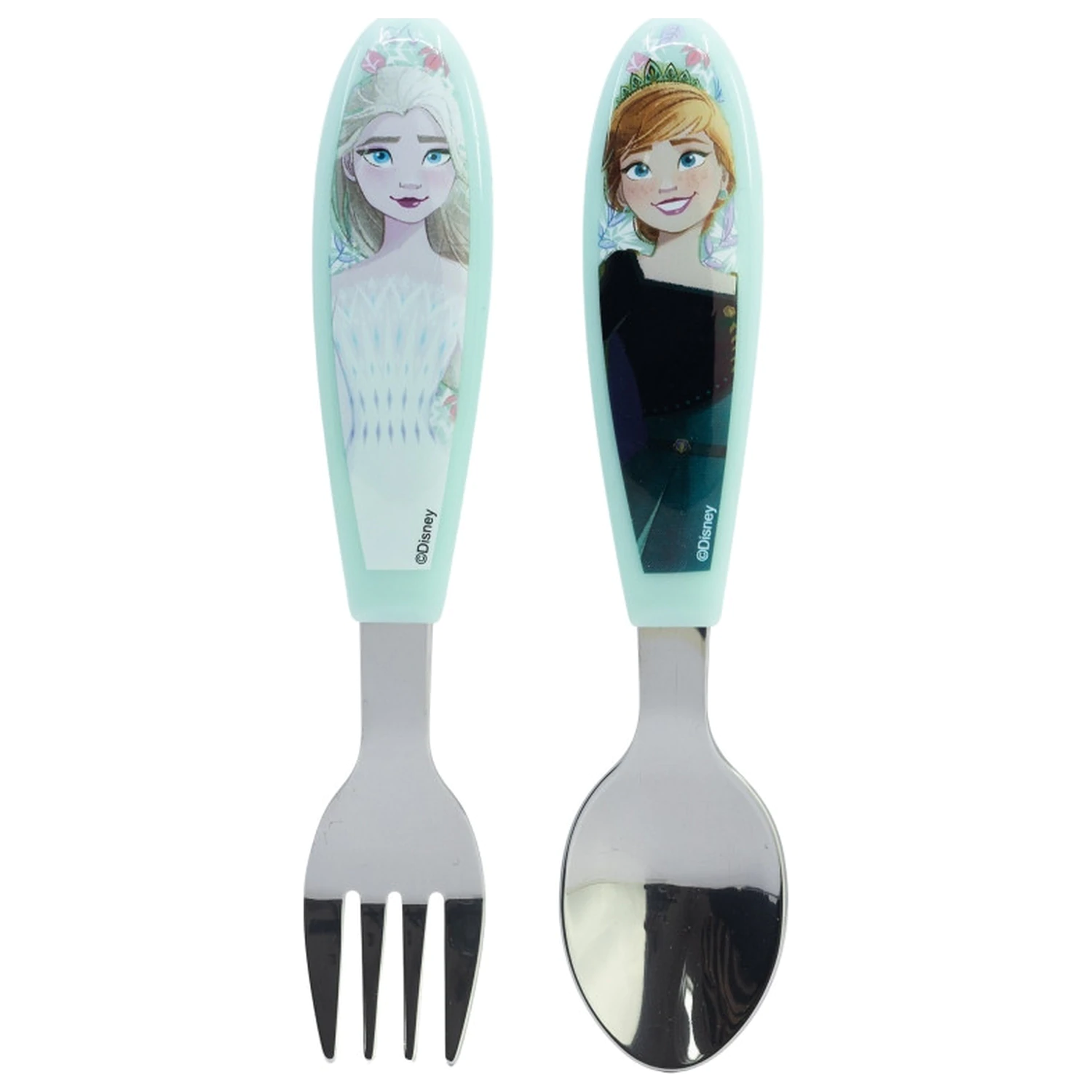 Disney Frozen Snowy Tale Kovinski Ergo set jedilnega pribora - 2 kosa fotografija izdelka