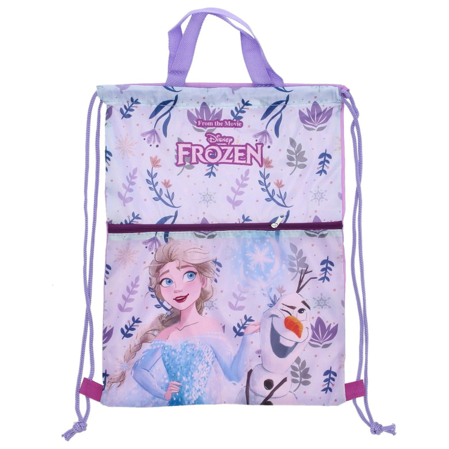 Disney Frozen Sparkle Deluxe torba za telovadbo, vrečka z vrvico 45 cm fotografija izdelka