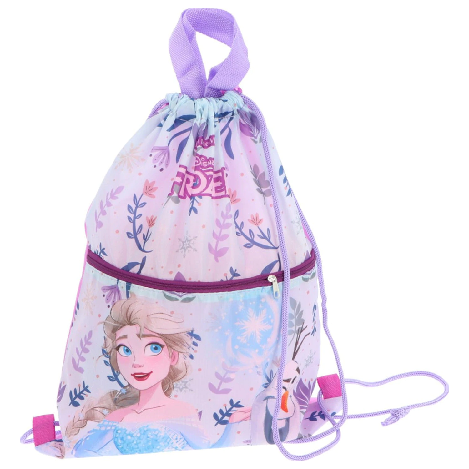 Disney Frozen Sparkle Deluxe torba za telovadbo, vrečka z vrvico 45 cm fotografija izdelka