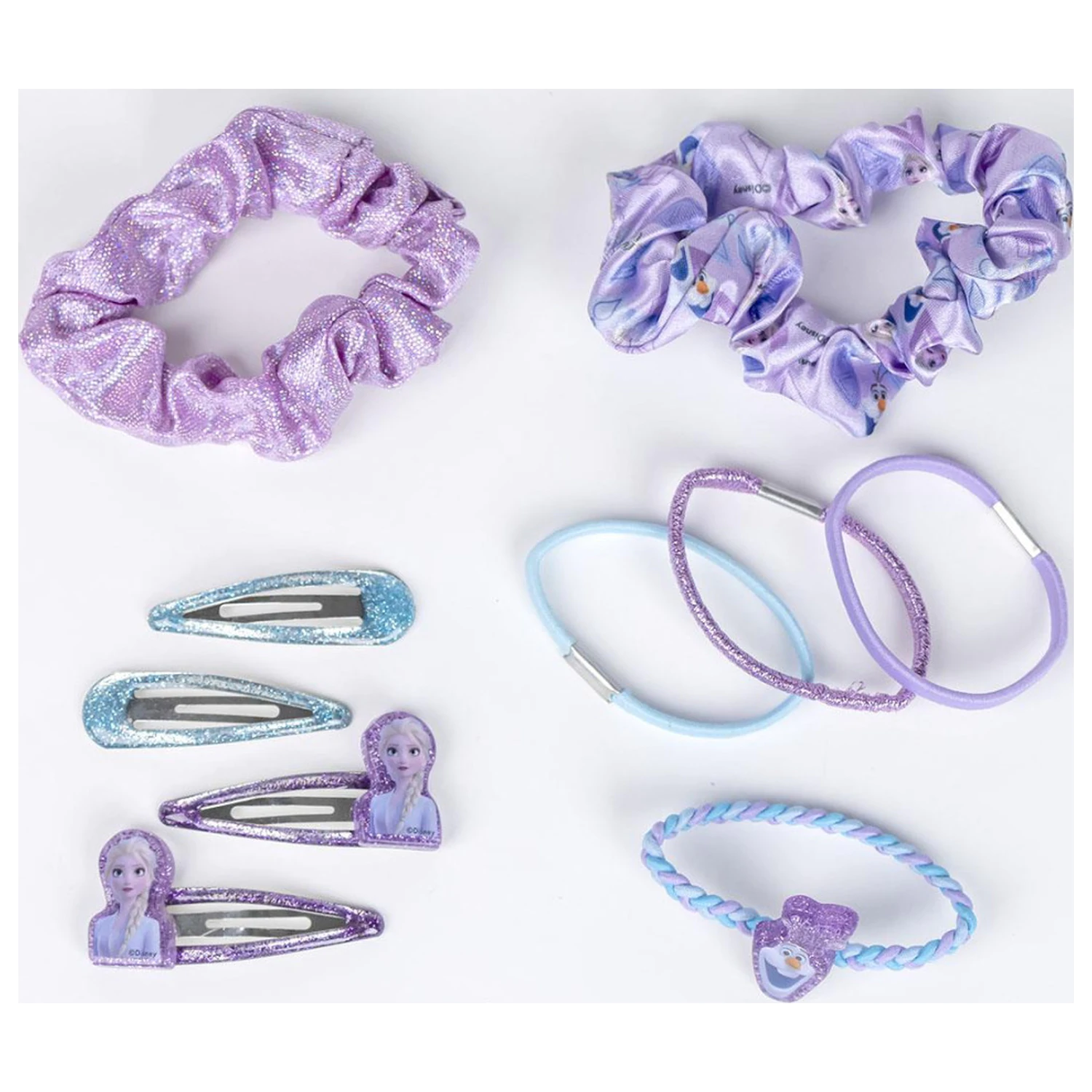 Disney Frozen Sparkle Sponka za lase in Komplet gumic za lase fotografija izdelka